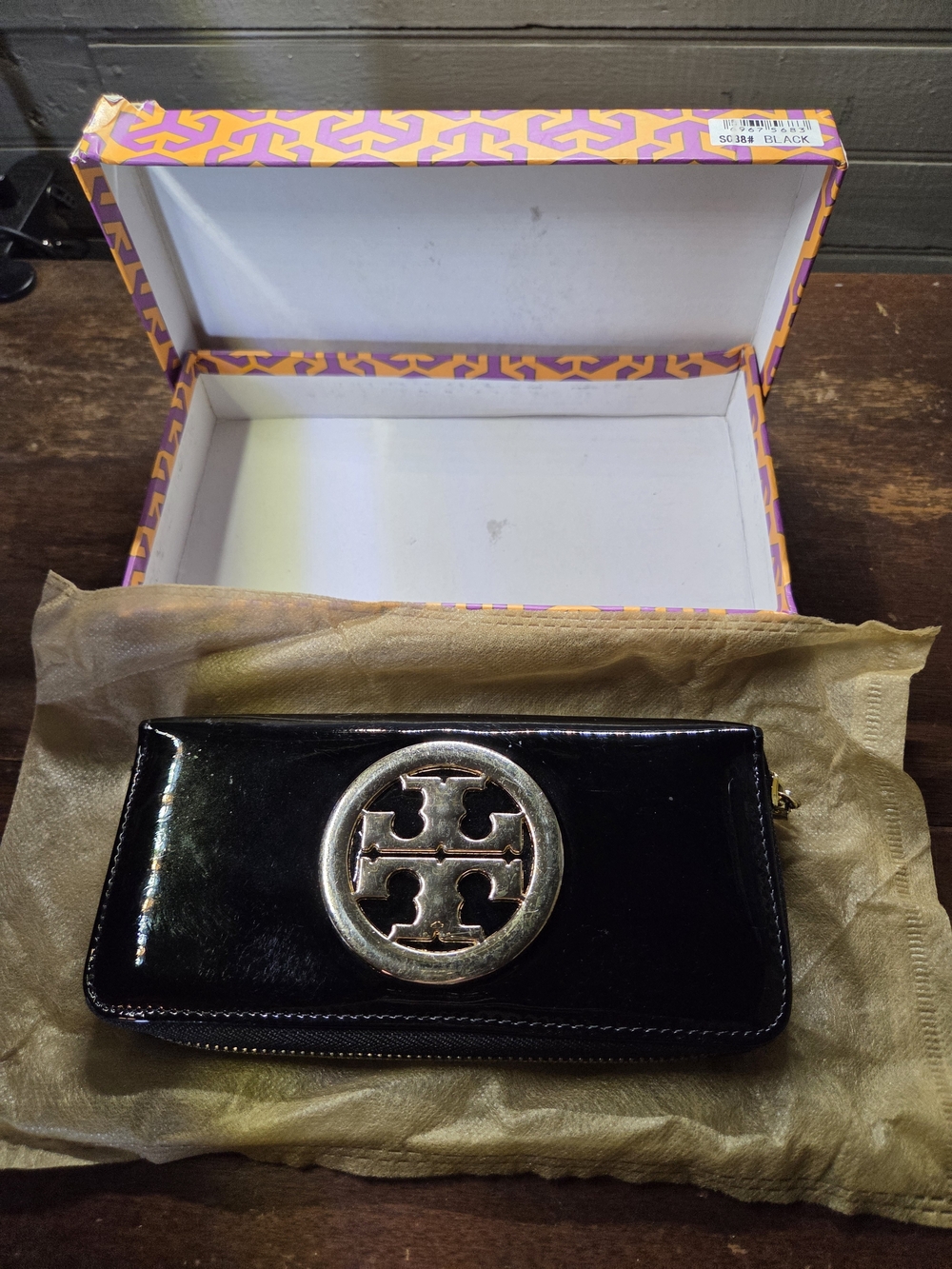 Patent Leather Wallet, Tory Burch Robinson Continental Zip Wallet